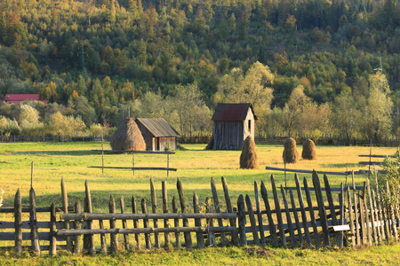 风景在 bucovina，罗马尼亚