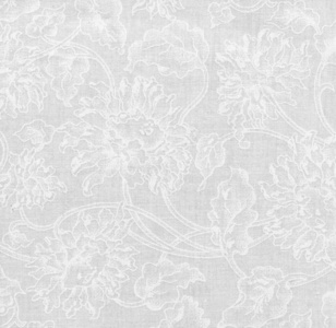 高分辨率白色织物的花卉图案为背景