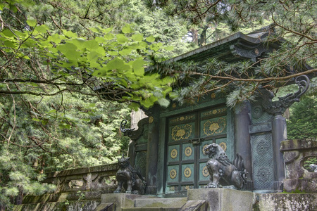 东照宫神社 日航 日本。自 1999 年以来是教科文组织世界文化遗产日光的神殿与庙宇