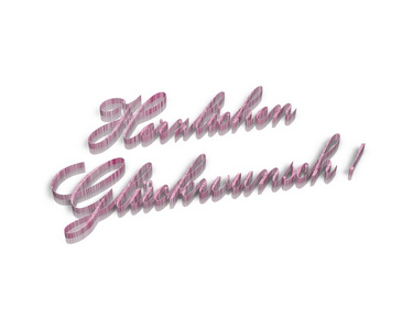 Herzlichen glckwunsch  congratulations