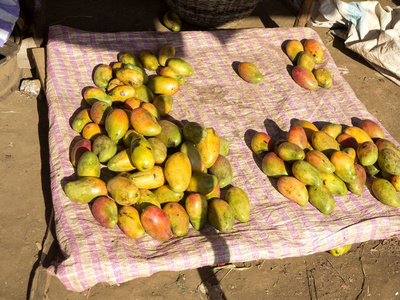 马达加斯加北部水果和蔬菜市场