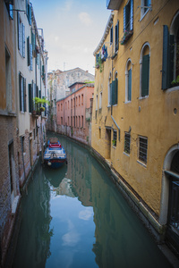 运河，威尼斯，意大利的公寓