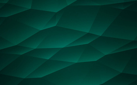 三角形样式的深绿色矢量纹理。抽象背景上的三角形, 具有五颜六色的梯度。模式可用于网站