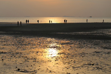 海上日落