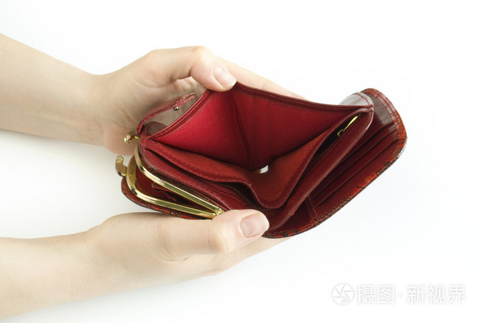 在他手中的空钱包