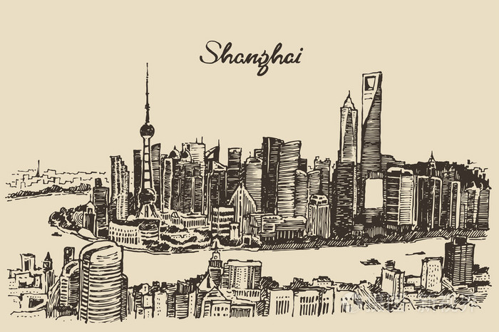 上海市素描