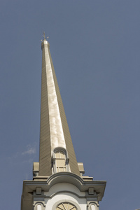 老教堂的尖顶