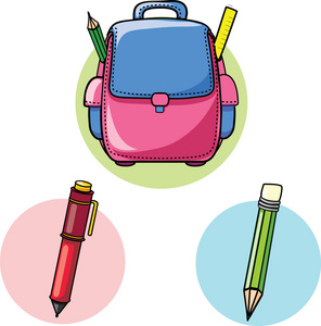 学习用品卡通图片