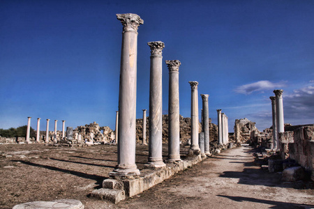北塞浦路斯萨拉米斯的重大历史遗迹