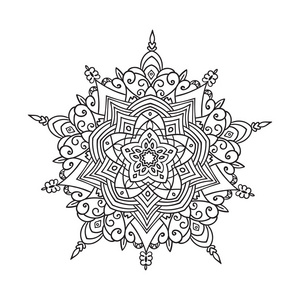 手绘图 zentangle 曼陀罗元素
