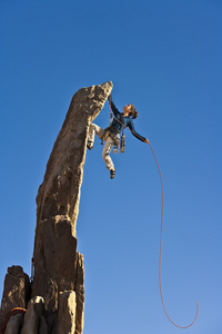 女性攀岩达成首脑会议图片