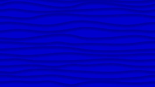 具有蓝色阴影的波浪线的抽象背景。水平模式重复
