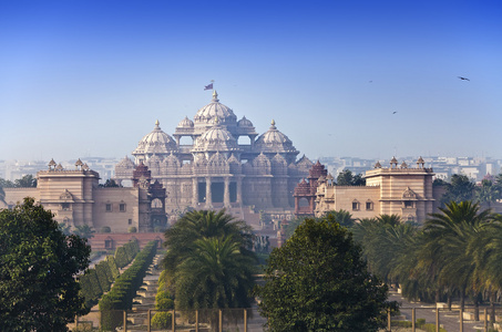 寺 akshardham，新德里，印度