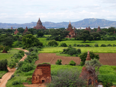 塔的蒲甘，缅甸