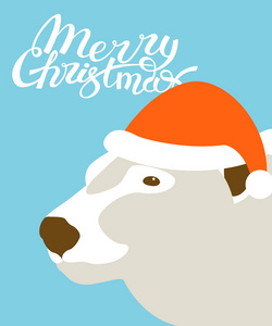 快乐圣诞设计.greeting 卡.bear
