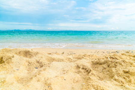 美丽的热带海滩和海景观