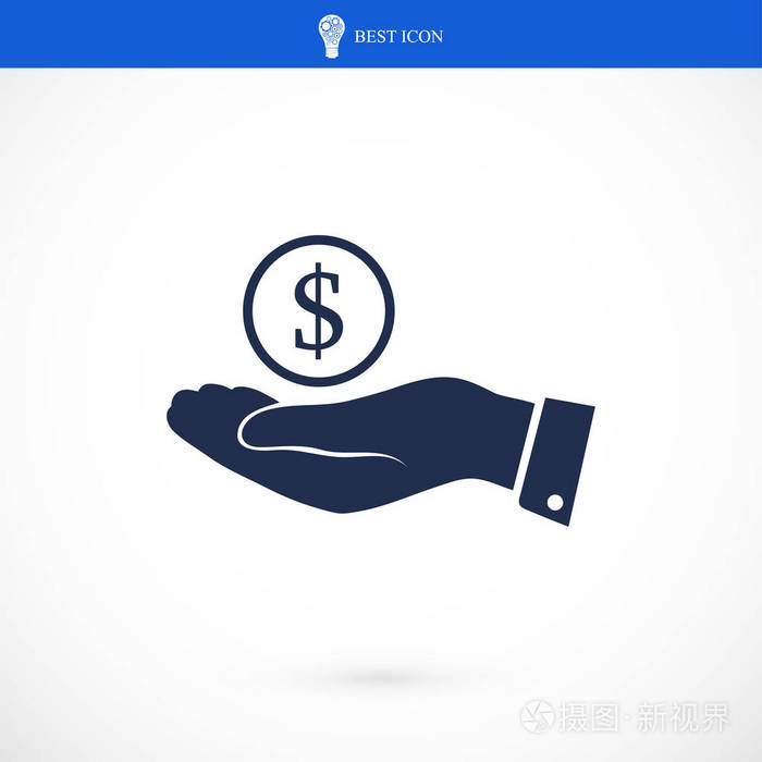 钱标志图标