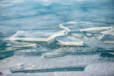 天然冰浮冰
