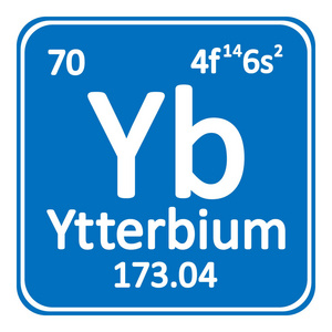 元素周期表镱图标