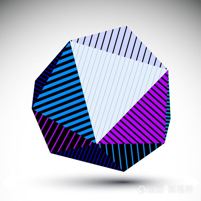 对称球形三维物体