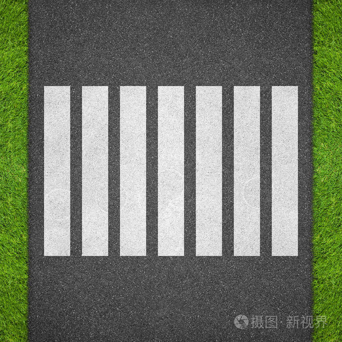 斑马线的道路上照片-正版商用图片0bwonq-摄图新视界