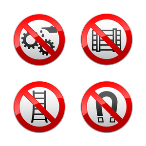 设置禁止的标志技术符号
