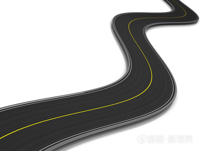 弯曲的路