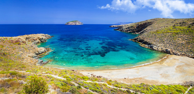 Serifos，Cyclades 的海滩