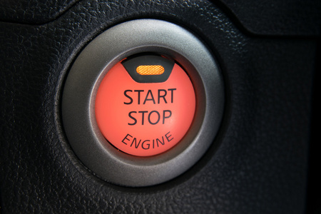 从现代汽车内饰发动机开始停止按钮