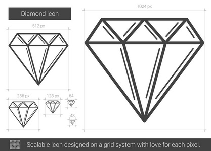金刚石线图标