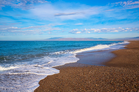 西班牙阿尔梅里亚 Cabo de Gata San Miguel 海滩