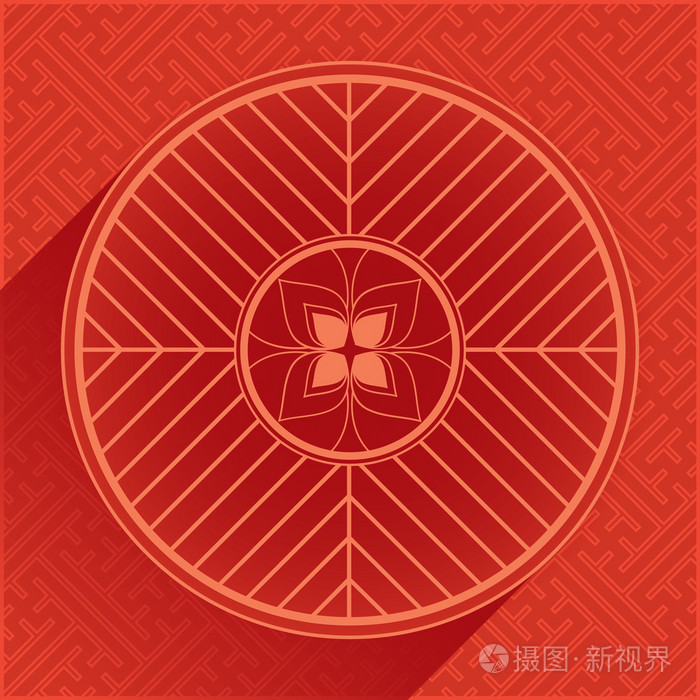 组的东方设计元素-9 模式.矢量图