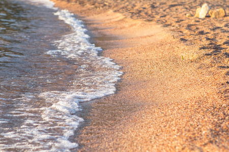 关于沙滩海中的软波浪