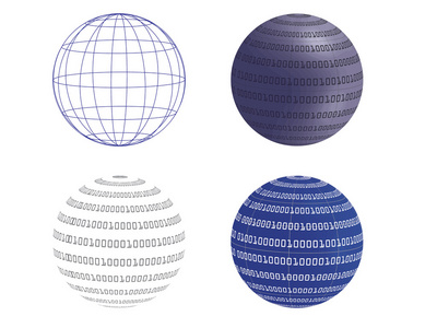 数码地球仪插图