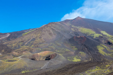 埃特纳火山在西西里岛