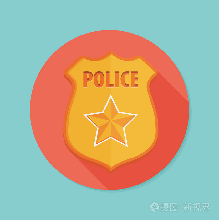 警察徽章图标