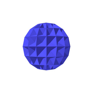 抽象的 3d 球面。白色背景上的孤立。矢量说明