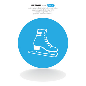滑冰，web 图标
