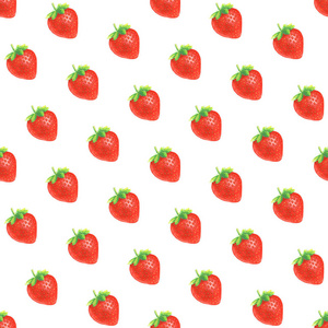 无缝的草莓图案