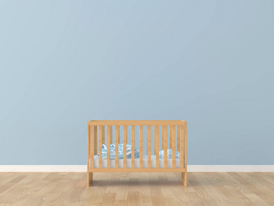 婴儿的房间床房间 3d 渲染图像
