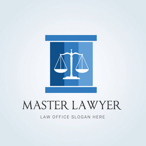 法律公司徽标图标矢量设计。法律 律师 规模 矢量标志模板