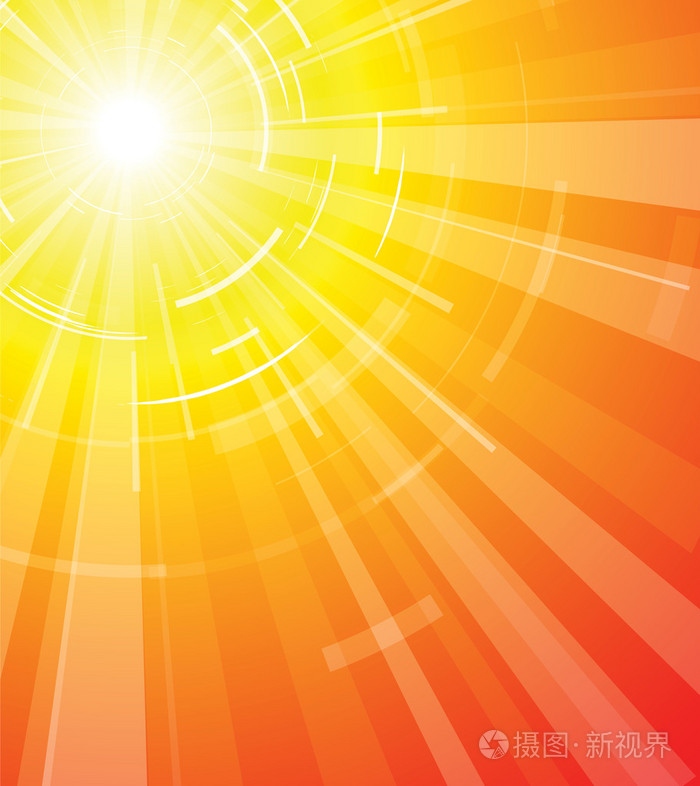 炎热的夏天太阳