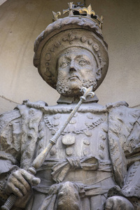 伦敦国王亨利八世雕像