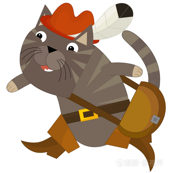 卡通猫-穿靴子的猫