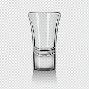玻璃的饮料。矢量。孤立的镜头