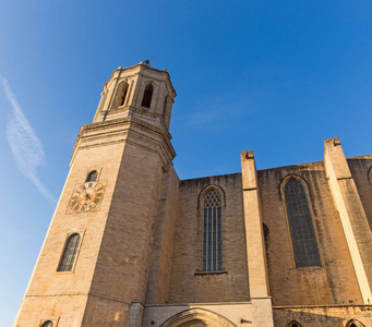 圣玛丽亚大教堂。赫罗纳，西班牙的加泰罗尼亚地区，布拉瓦海岸