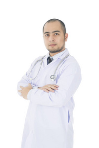 年轻的亚洲男性医生