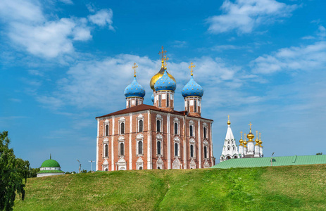 假设大教堂的俄罗斯梁赞克里姆林宫