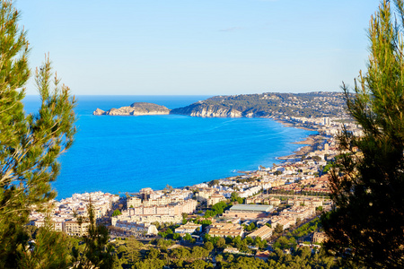 javea xabia 空中天际线与阿利坎特港