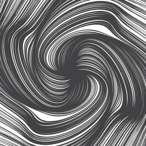 手绘矢量抽象旋转扭曲线条纹理